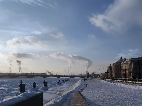 В Петербурге температура поднимется до трех градусов выше ноля