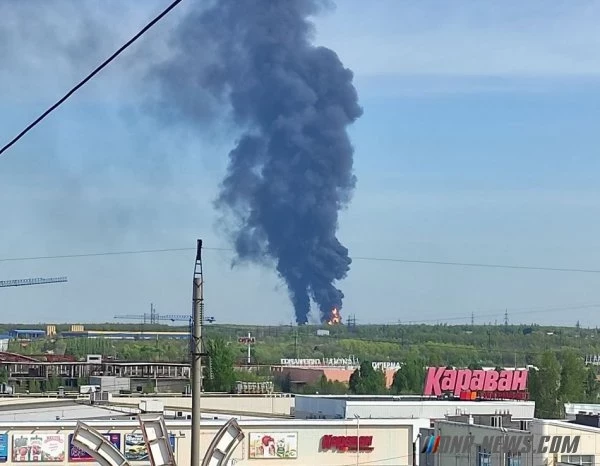 Нефтебаза на западе Макеевки попала под удар ВСУ