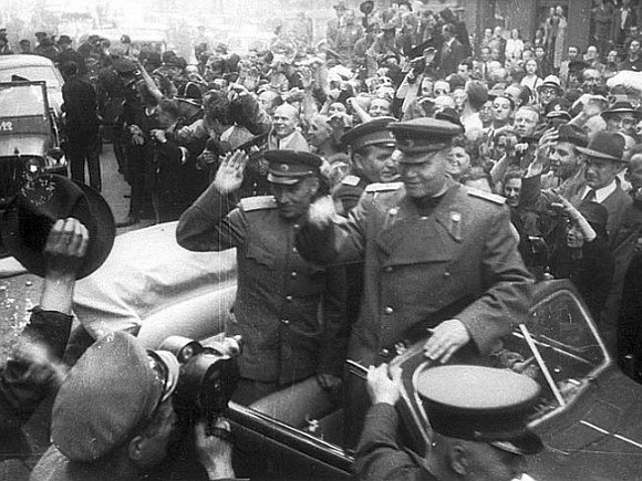 ТАСС: В Праге переименуют улицу, названную в 1947 году в честь маршала Конева