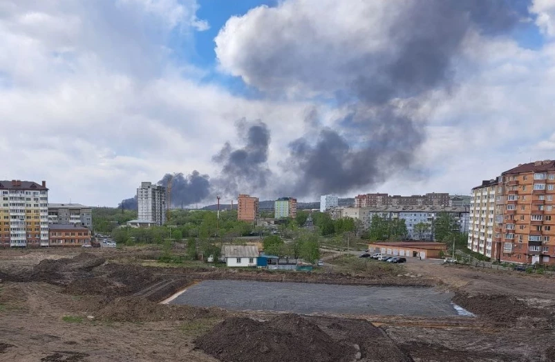 Крупный пожар на китайском рынке произошел в Уссурийске