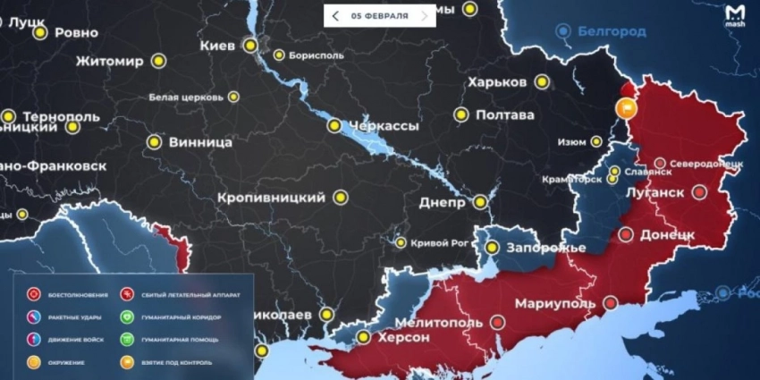 «Агония гарнизона ВСУ в Бахмуте, и стягивание сил под Угледар!: Карта боевых действий 5 февраля 2023 на Украине — последние новости фронта Донбасса сегодня, обзор событий. Итоги военной спецоперации России на Украине сейчас 05.02.2023