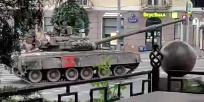 «Военный переворот? Танки в городе, трассы перекрыты, горожане в шоке–что происходит в Ростове-на-Дону – Пригожин захватил 24.06.23