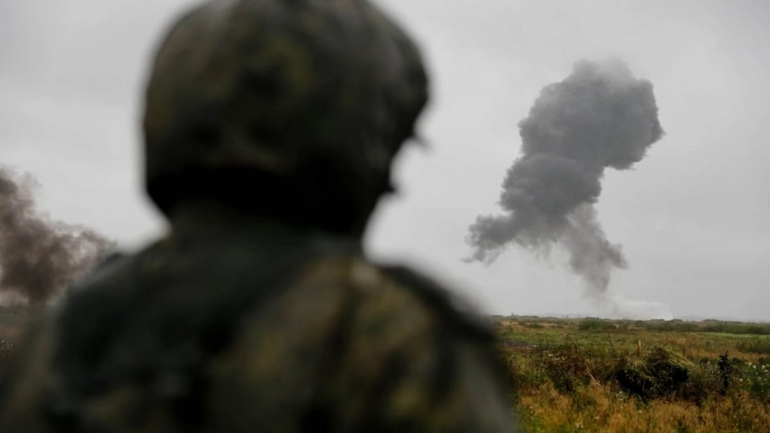 Минобороны РФ: российские военные отразили три атаки ВСУ на Времевском выступе