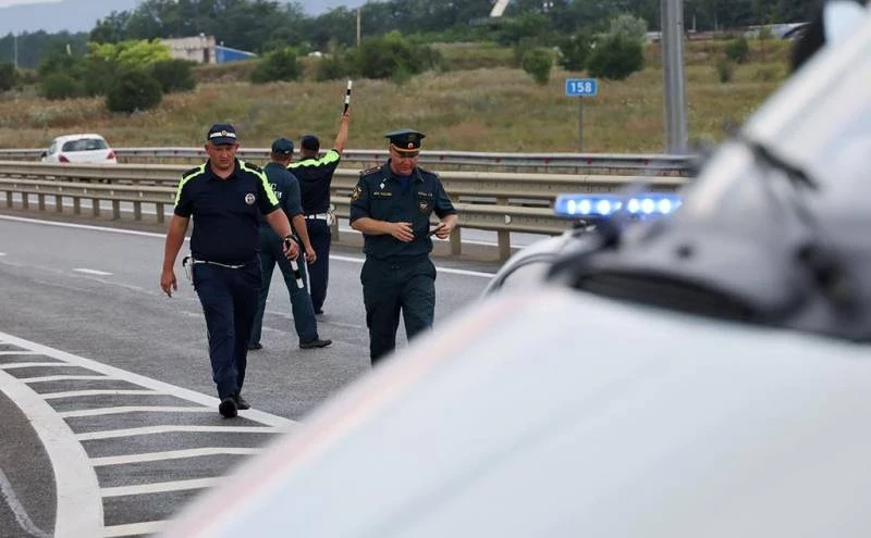 Как объехать пожар на полигоне в Кировском районе Крыма