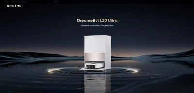 Модель L20 Ultra от Dreame Technology с 1-й в отрасли технологией MopExtend на базе ИИ