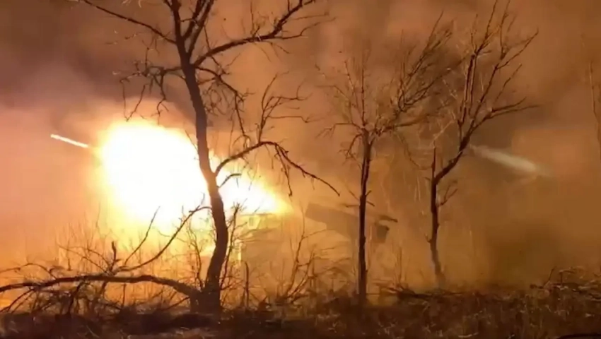 Российский флаг поднят над Сладким Запорожской области