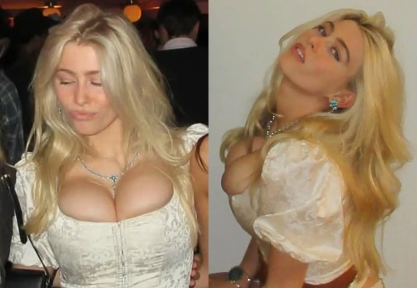 Дочь Клаудии Шиффер отметила 21-й день рождения в наряде с декольте