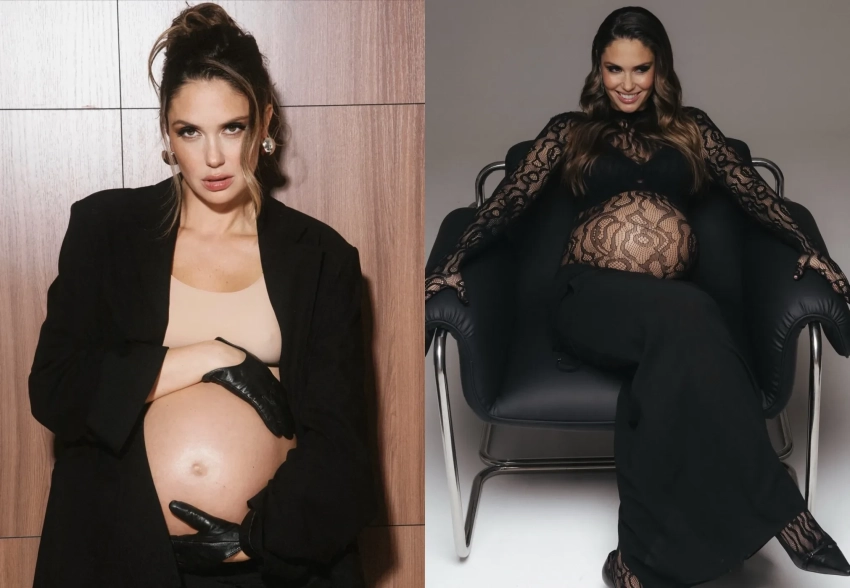 Беременная Агата Муцениеце снялась в новой фотосессии