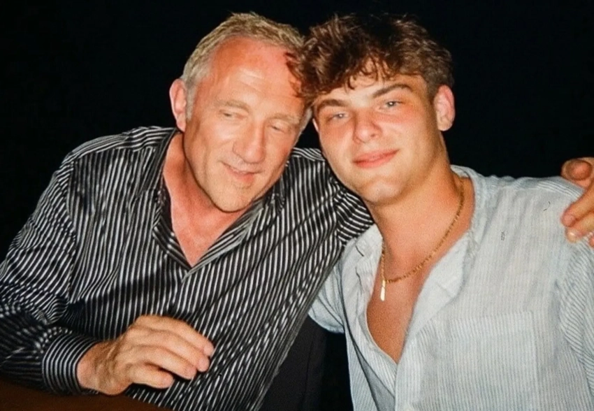 В сети появилось редкое фото сына Линды Евангелисты с отцом — миллиардером Франсуа-Анри Пино