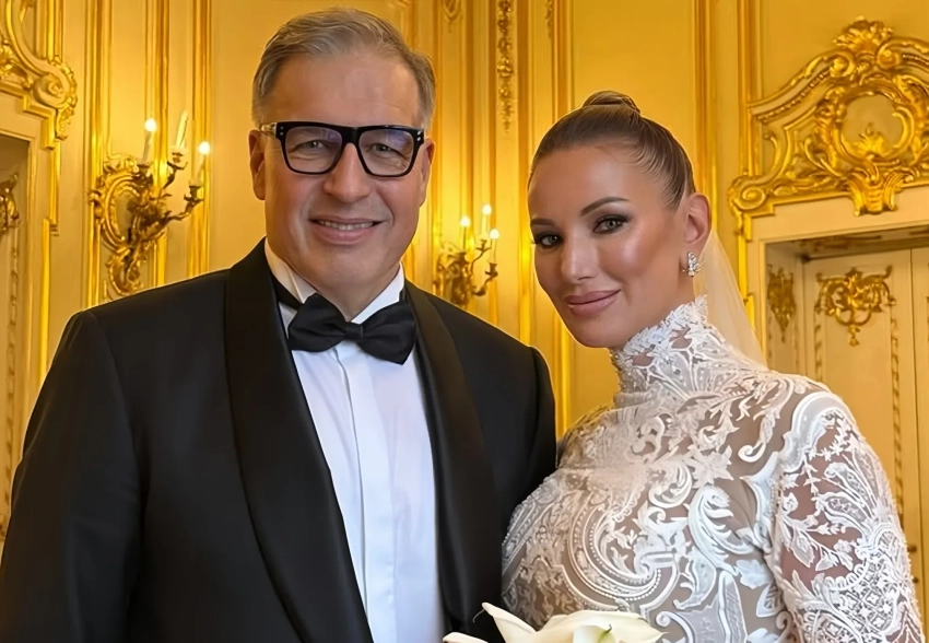 Бывший вице-президент ВТБ Андрей Перегудов женился на возлюбленной Ольге Мягких после 10 лет отношений