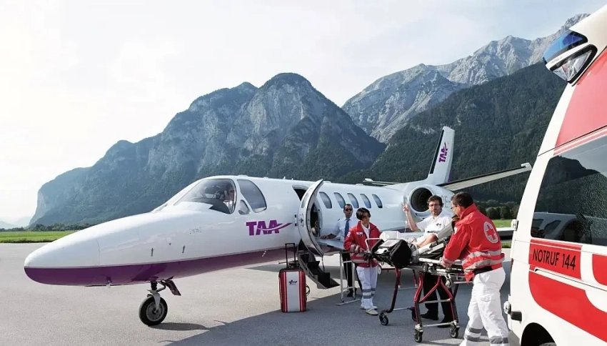 В Жешув массово прибывают медицинские самолёты для эвакуации раненых с Украины