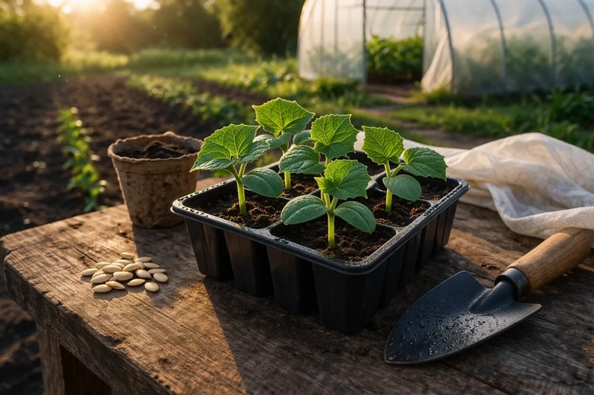 Когда сажать огурцы на рассаду в 2026 году: оптимальные сроки, лунный календарь и главные правила выращивания